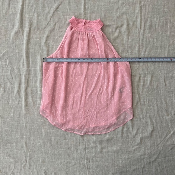 TORRID pink sleeveless light weight top blouse with dots women plus size 2 - Picture 3 of 6